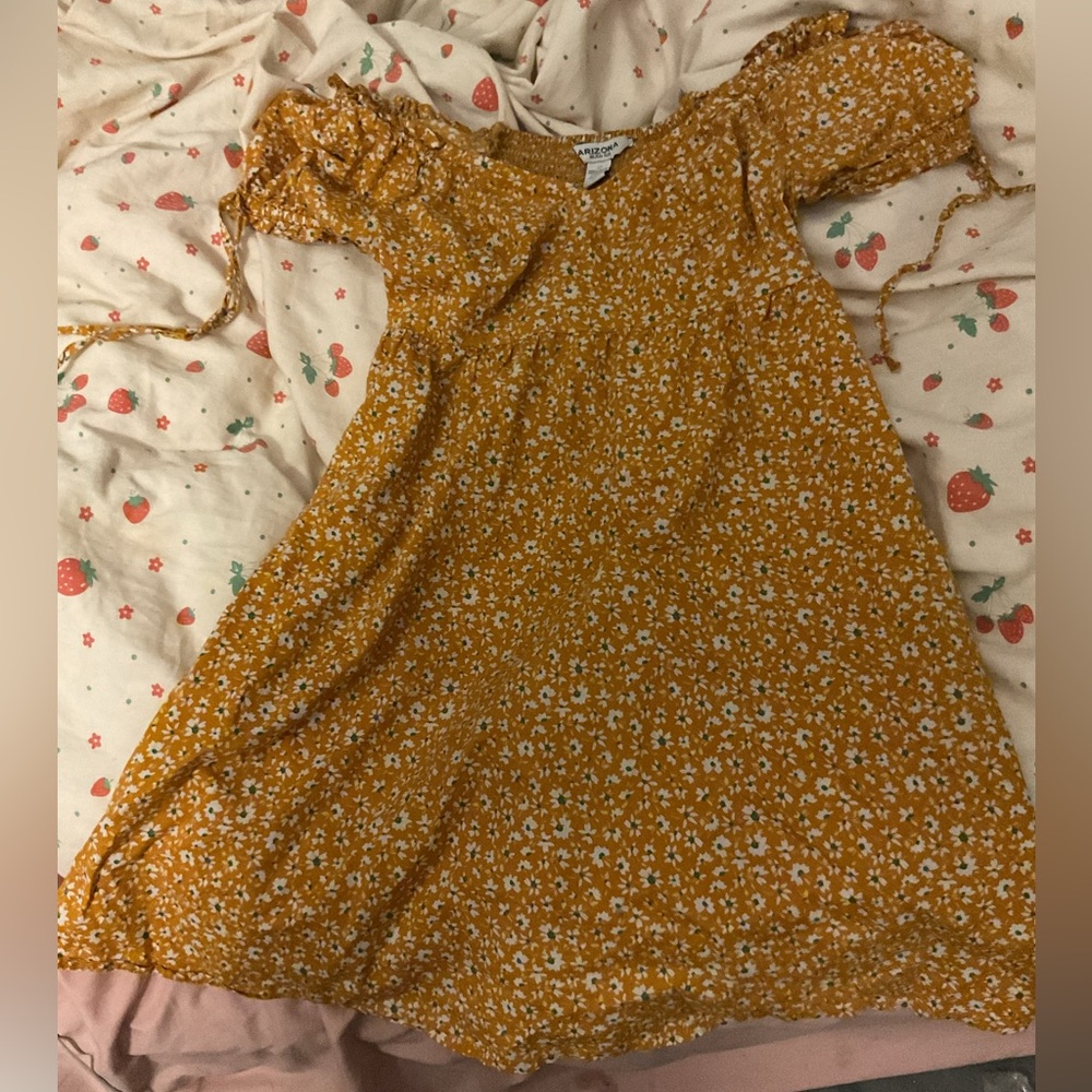 Floral Yellow Dress